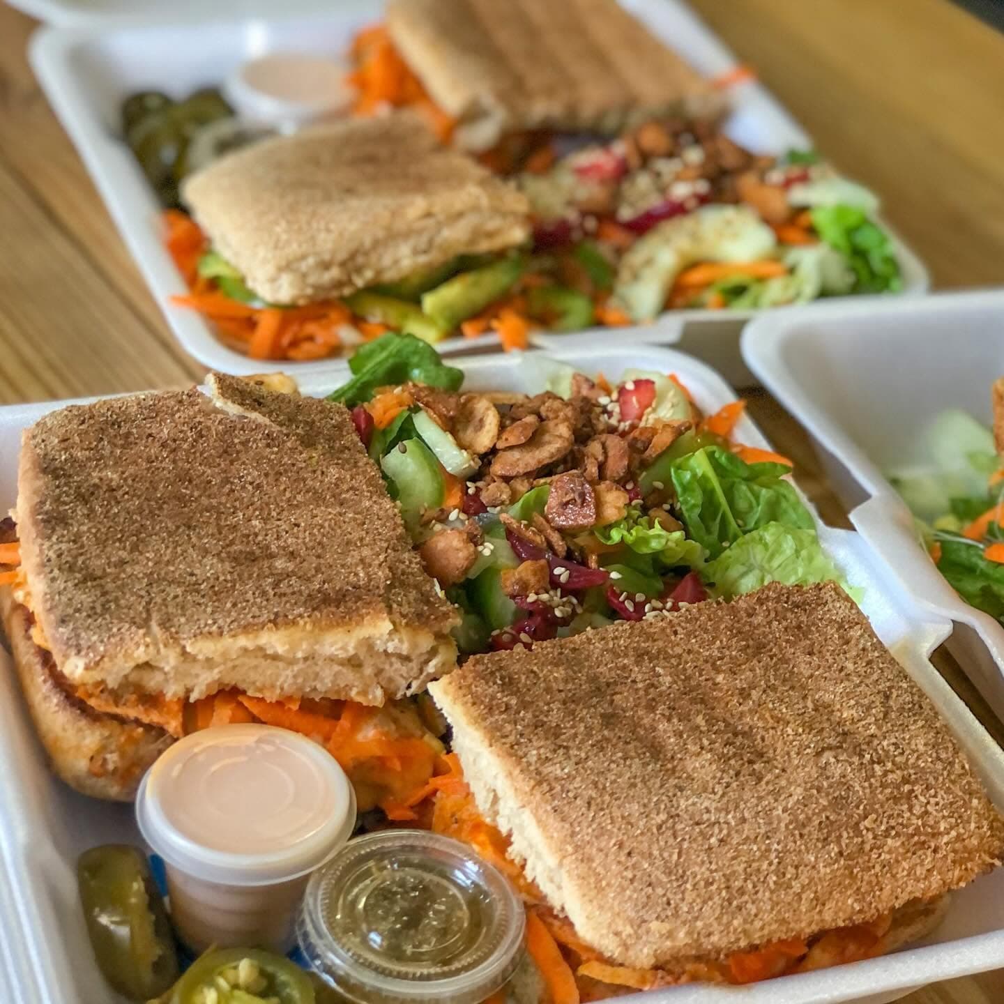 Sándwiches integrales para llevar